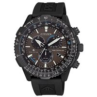 Montre Citizen Homme Crono Pilot Acciaio Radiocontrollato in Acier CB5005-13X - CB5005-13X